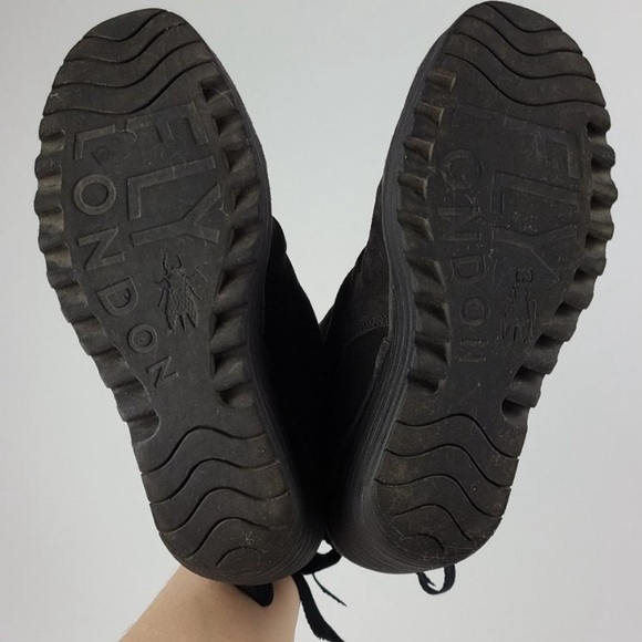 Fly London suede wedge ankle boots - Picture 5 of 8